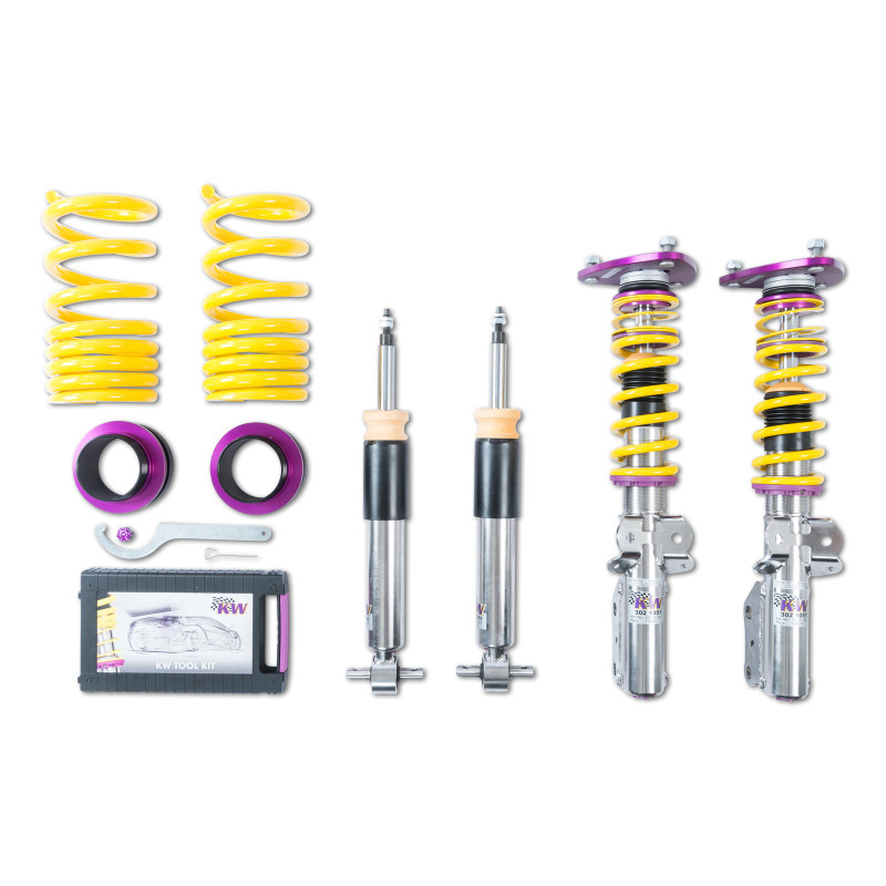 KW Suspension V3 Clubsport Coilover Kit w/o MagRide - 15-17 Mustang S550