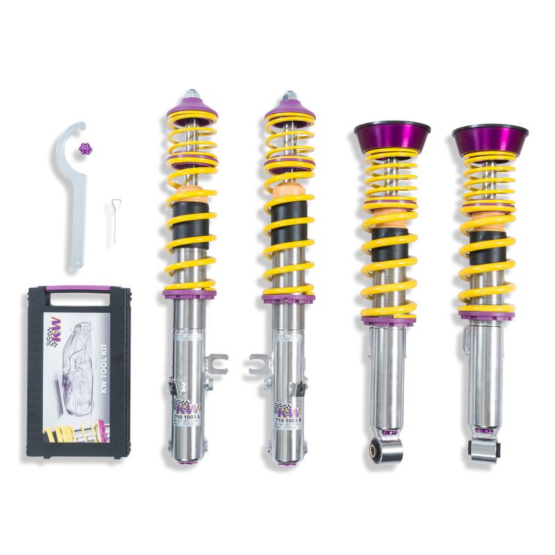 KW Coilover Kit V3 Porsche 911 (993) Carrera 2 incl. Convertible + Targa - 35271004
