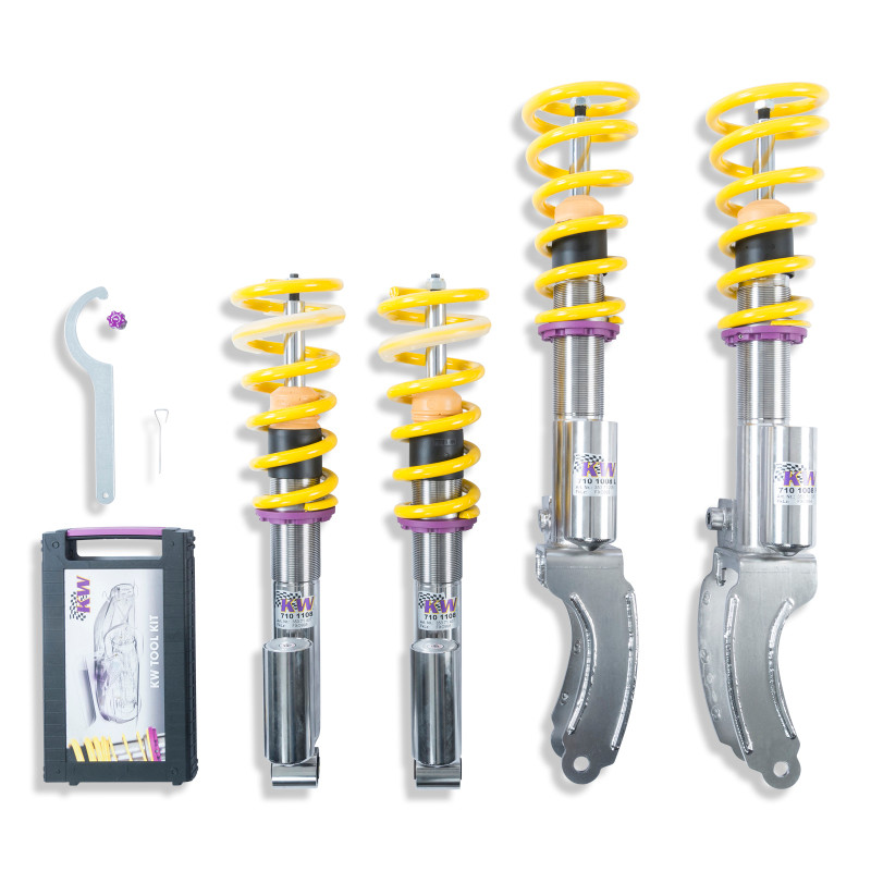 KW Coilover Kit V3 Porsche Cayenne (9PA) incl. Cayenne S w/o PASM - 35271014