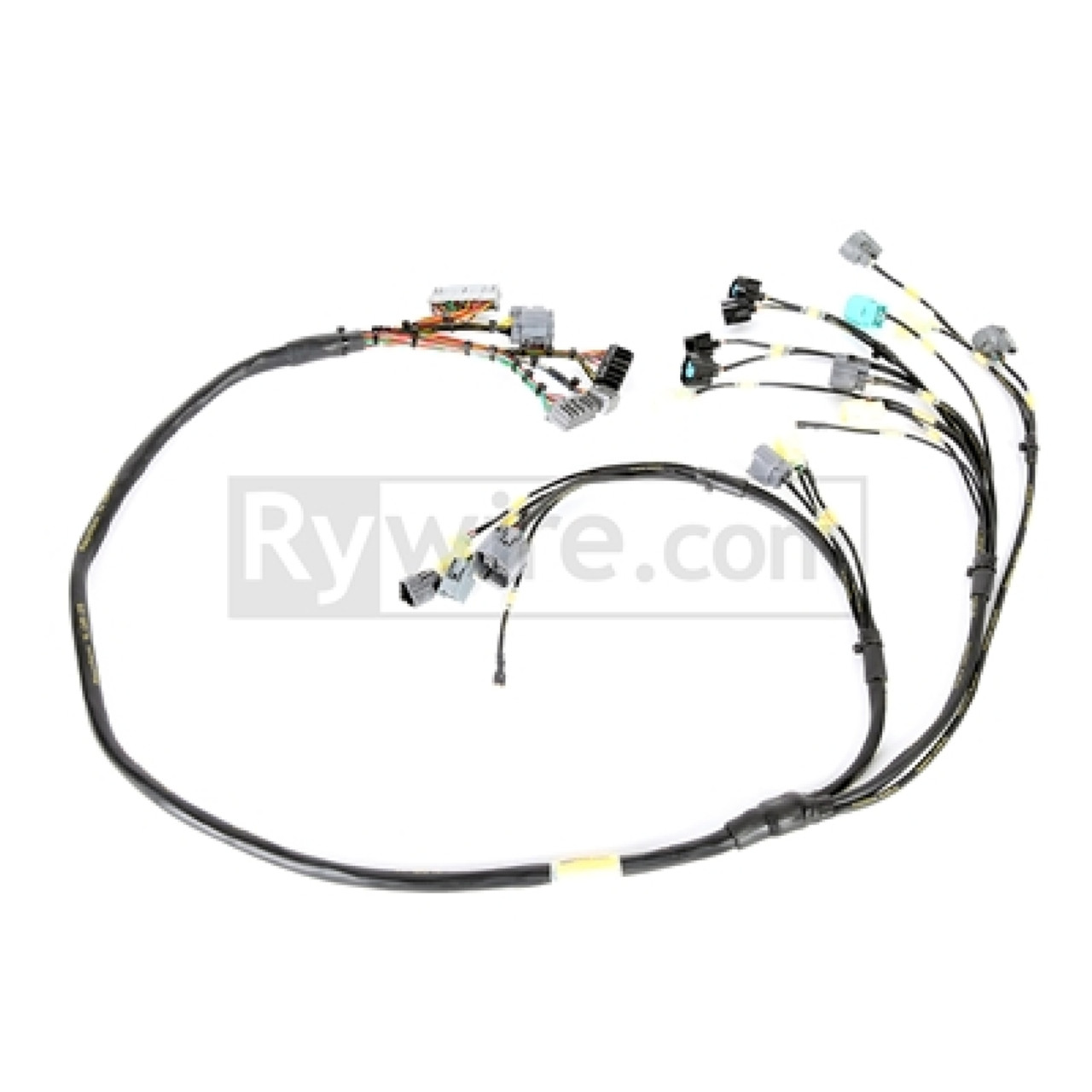 Rywire Honda B-Series Mil-Spec Eng Harness w/OBD2 Dist/Inj/Alt & OBD1 92-95 ECU Plugs (Adapter Req) - RY-B2-MILSPEC