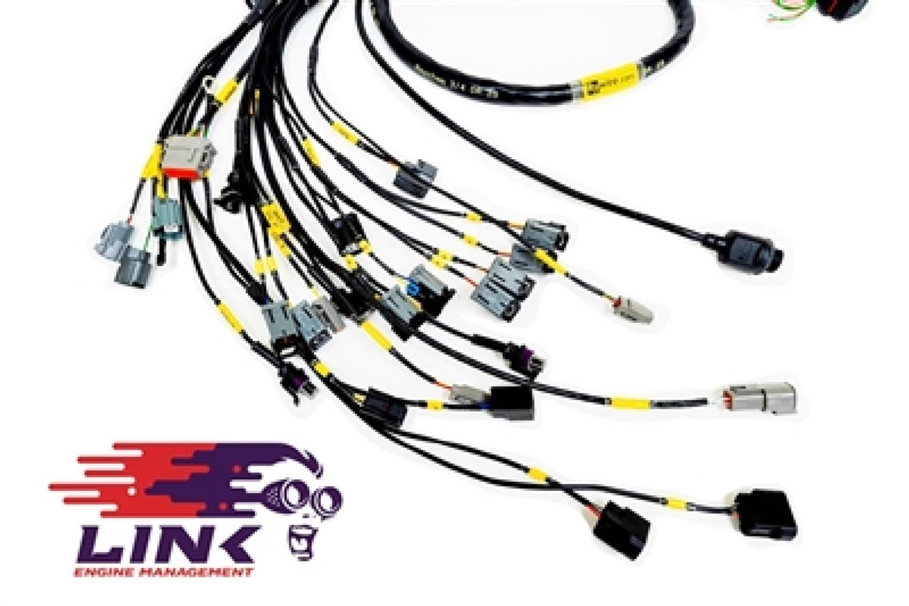 Rywire Honda K w/Link G4 ECU Eng Harn w/OBD2 Alt/EV14/AEM IAT/MAP (Adapt Req/Specify ECU D/S Only) - RY-K2-LINK-G4