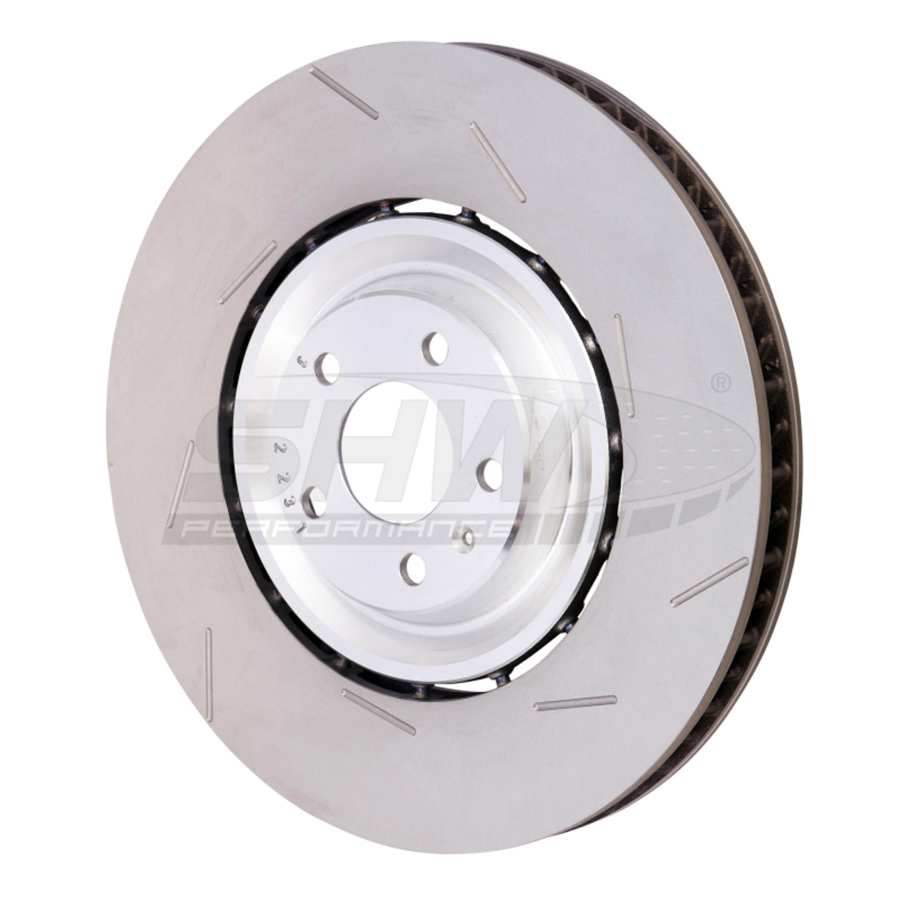 SHW 15-18 Porsche Macan Turbo w/19in Wheels/Perf Package Right Frt Slott LW Brake Rotor (95B615302M) - PFR49532