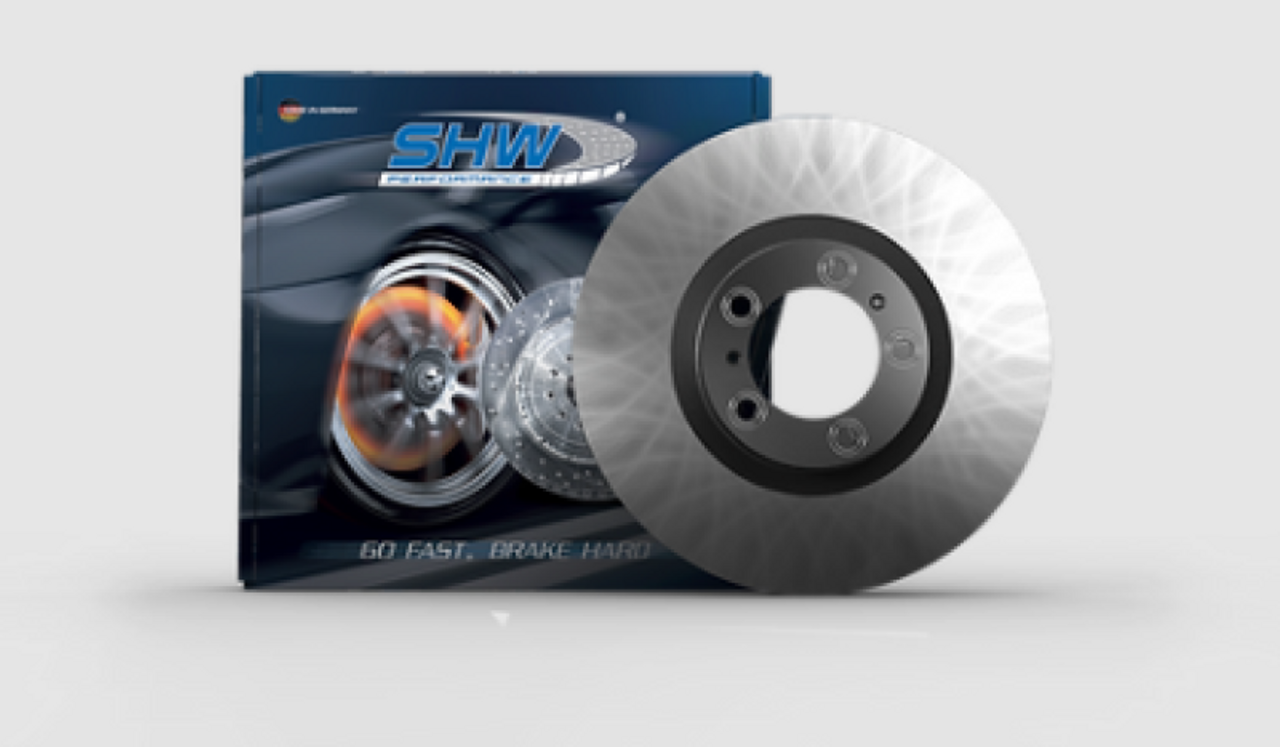 SHW 17-20 Porsche Panamera 4 w/Code 1KF/18in Wheel Left Rear Smooth MB Brake Rotor (971615601F) - PRL39923