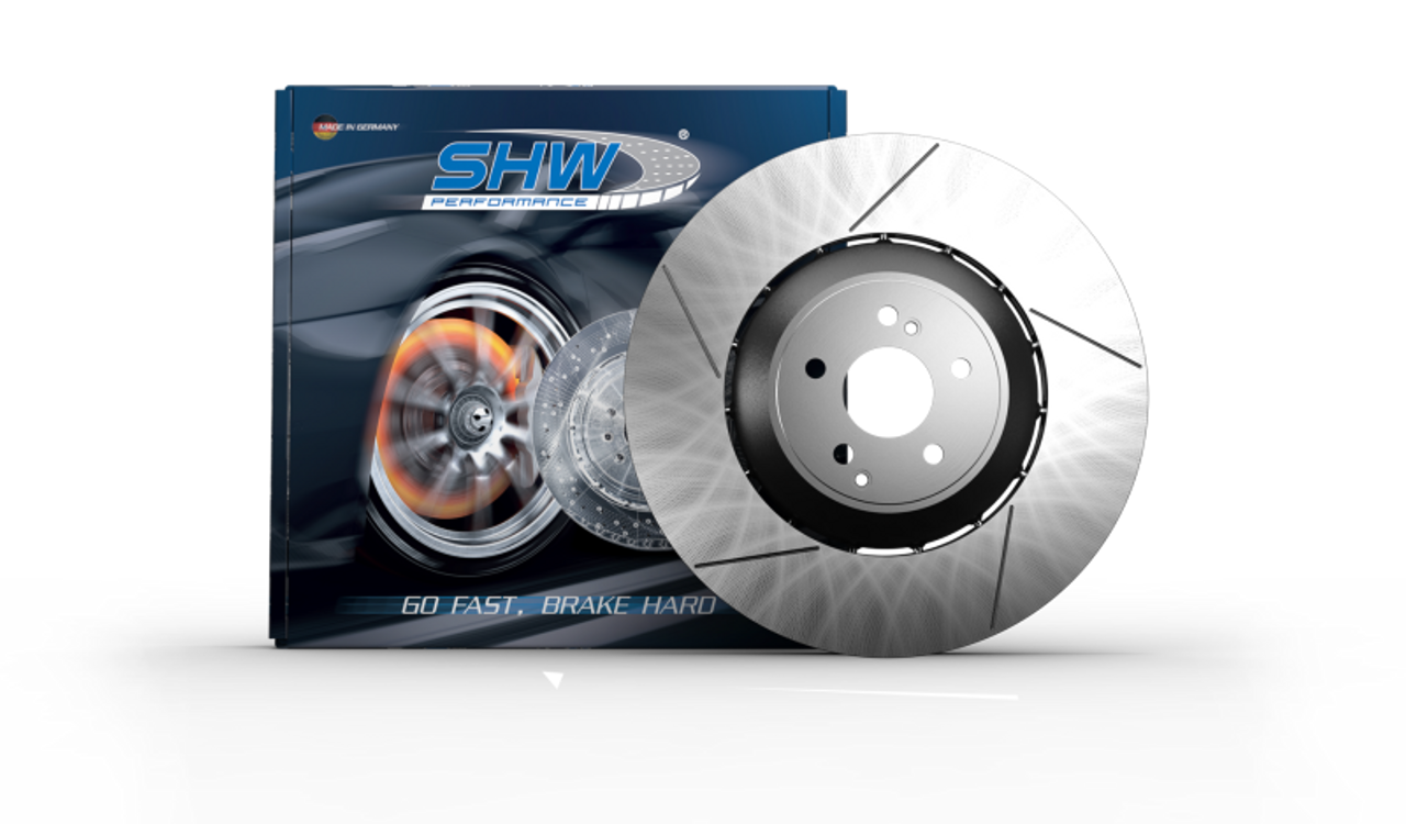 SHW 05-17 Subaru WRX STi 2.5L Front Drilled-Slotted Lightweight Brake Rotor (26300FE070) - SFX40011