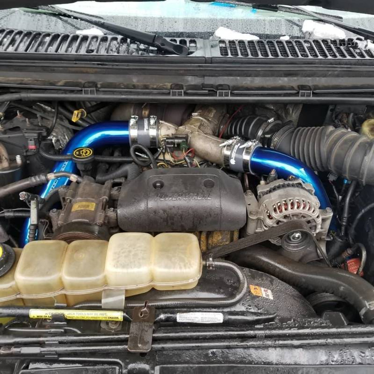 Sinister Diesel 99.5-03 Ford 7.3L Powerstroke Intercooler Charge Pipe Kit - SD-INTRPIPE-7.3-KIT