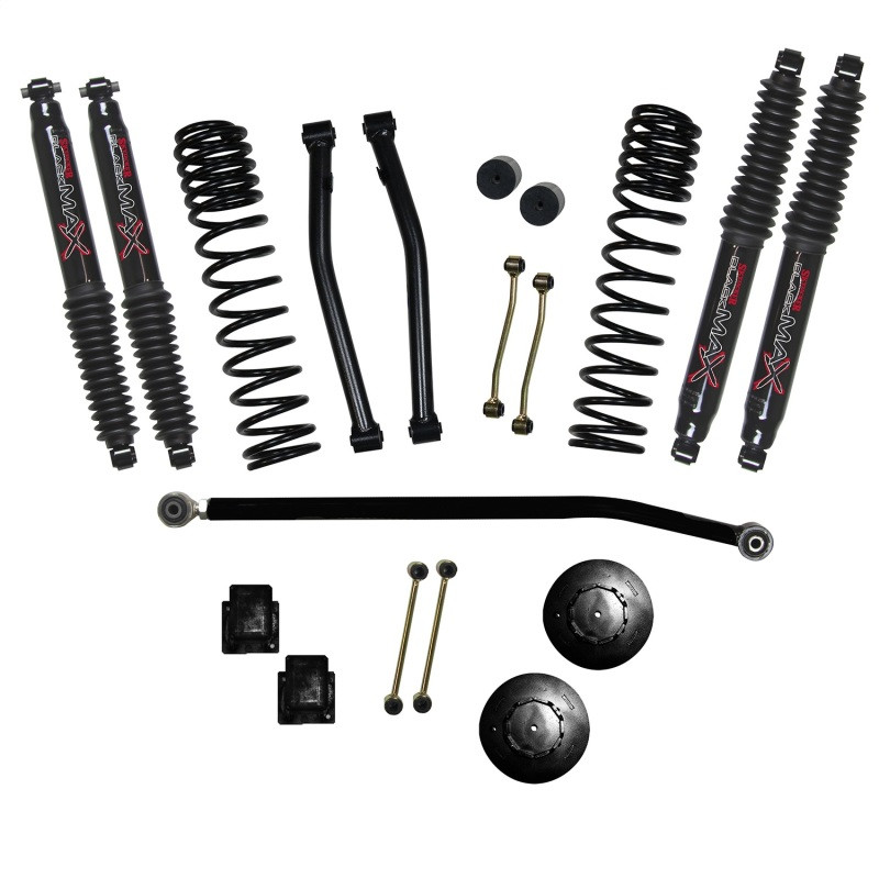 Skyjacker 2020 Jeep Gladiator JT Non-Rubicon Suspension Lift Kit 3.5in Fr 2in Rr w/Blk Max Shocks - G350PBLT