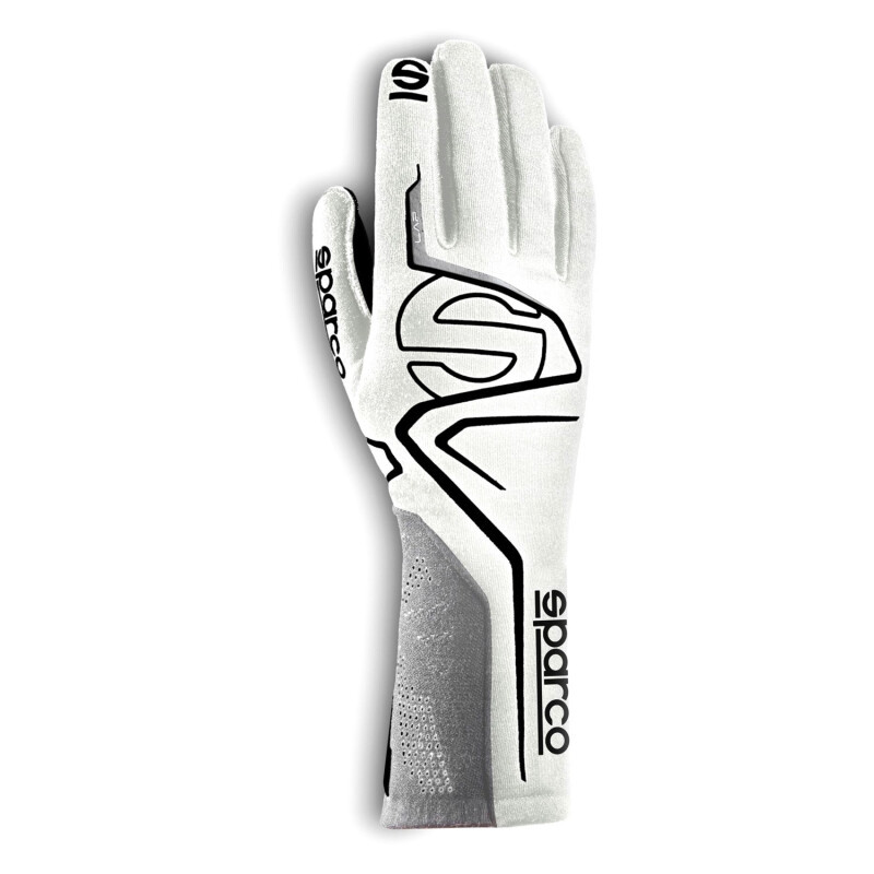 Sparco Glove Lap 08 White/Black - 00131608BINR Photo - Primary