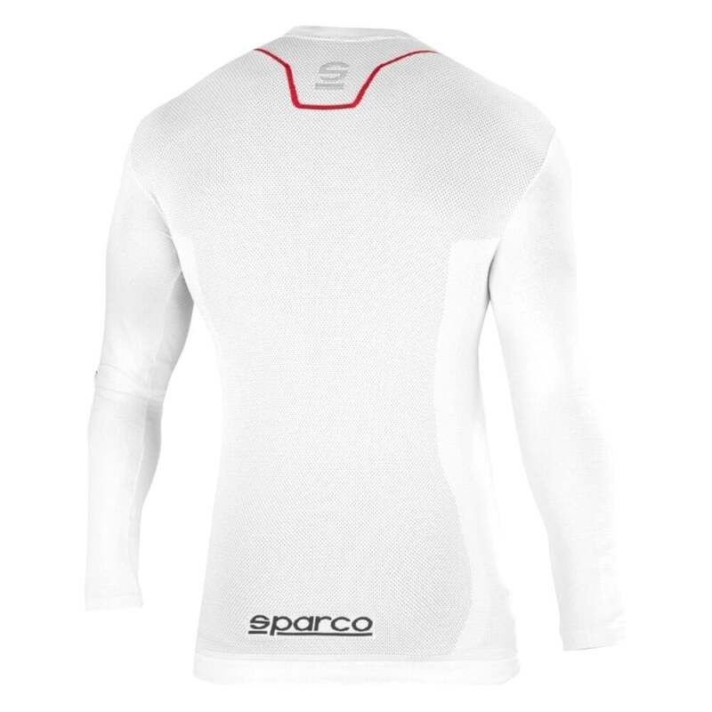 Sparco Undershirt K-Carbon ML White - 002202BIRS3ML Photo - Close Up