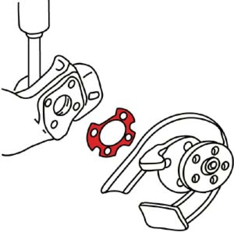 SPC Performance 99-05 VW Golf/Jetta/00-06 Audi TT Nylon Positive Camber Shim (1.0deg.) - 71531