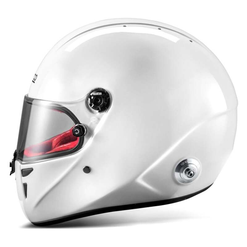 SPARCO Stealth RF 8859 Helmet - Medium Large - White/Red - BRH0007B0W090ML Photo - Close Up