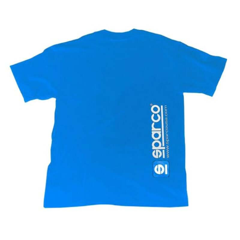 Sparco T-Shirt WWW Tri Blue SMALL - SP01350BM1S Photo - Close Up