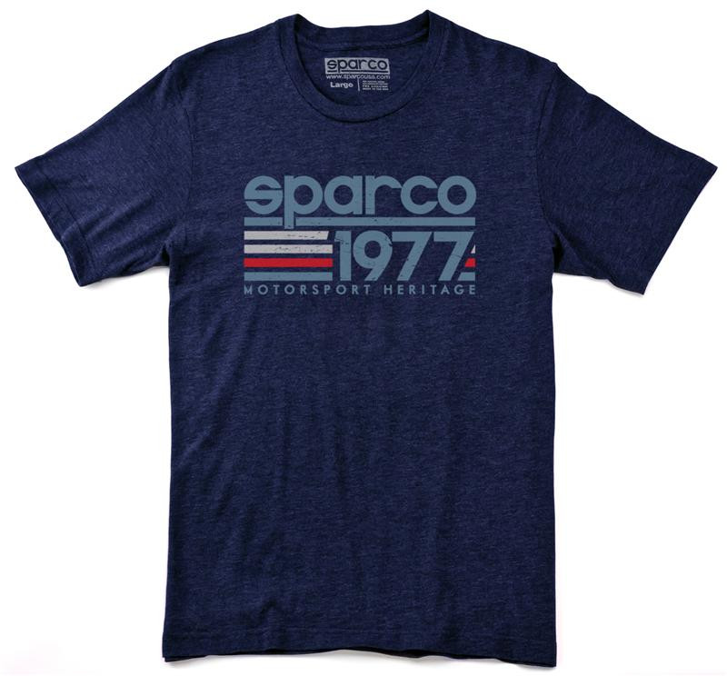 Sparco T-Shirt Vintage 77 Nvy Lrg - SP02900BM3L Photo - Primary