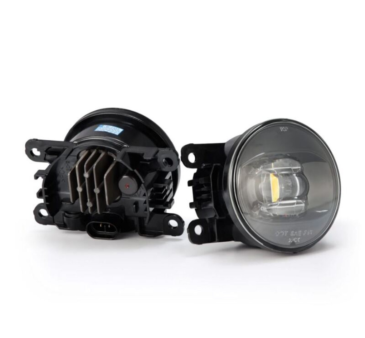 AlphaRex Universal Acura/Ford/Honda/Subaru/Nissan DoubleTap Dual Color LED Proj Fog Lights - Wt/Ambr - 210002 User 1