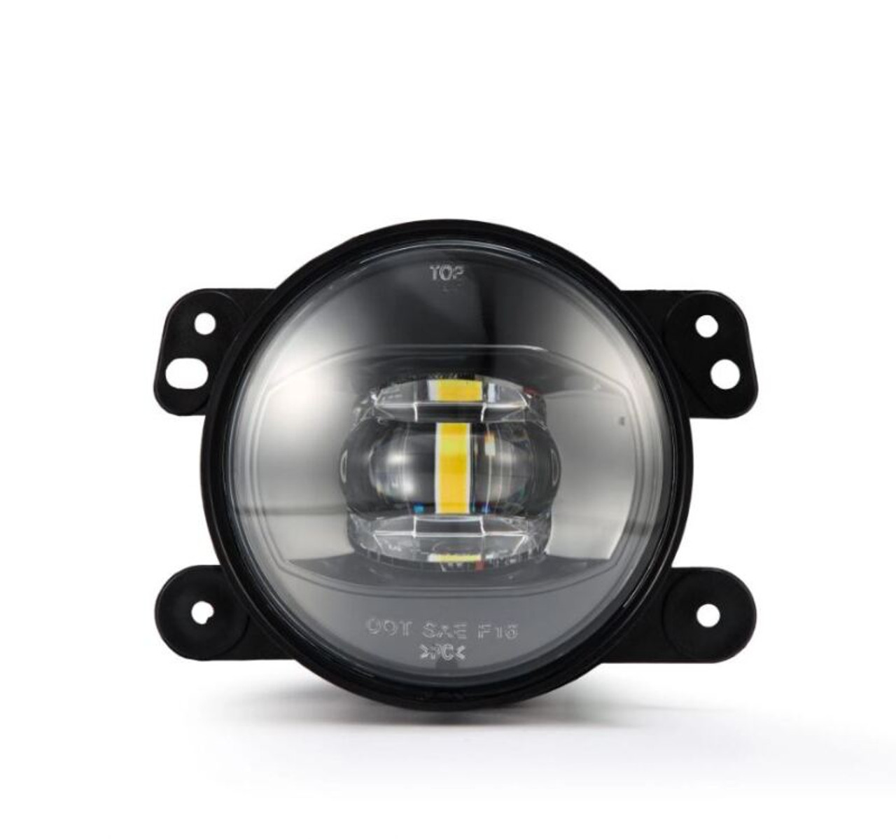 AlphaRex Universal Chrysler/Dodge/Hummer/Jeep DoubleTap Dual Color LED Proj Fog Lights - White/Amber - 210004 User 4