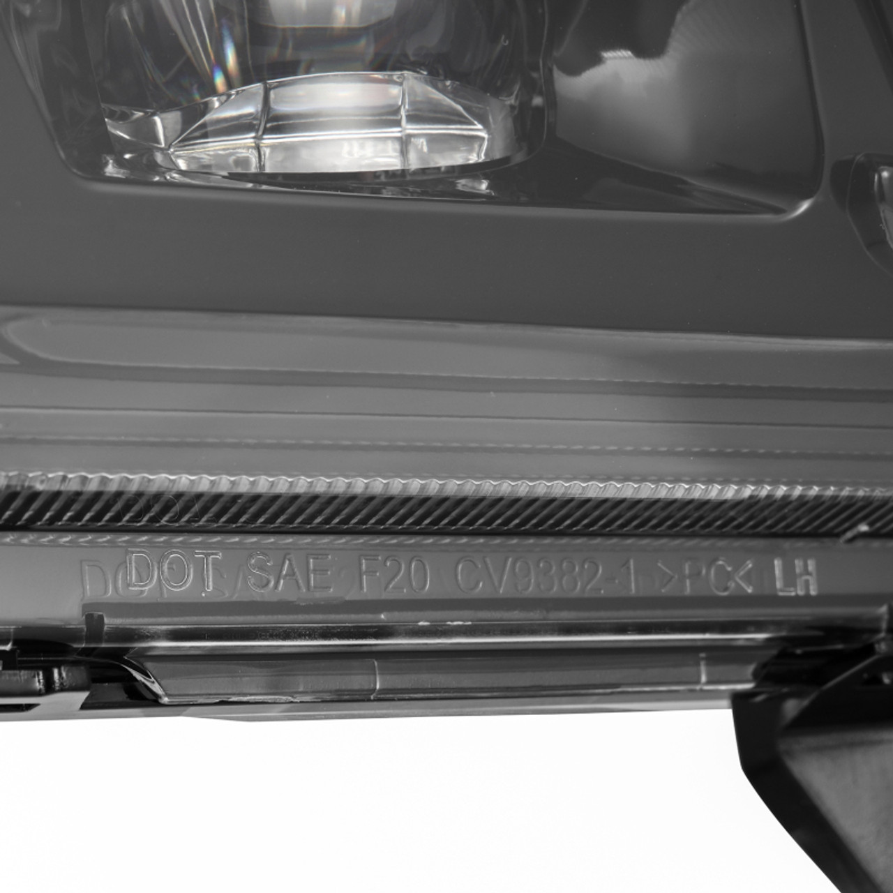 AlphaRex 19-23 Chevrolet Silverado 2500/3500HD DoubleTap Dual Color LED Projector Fog Lights - 210017