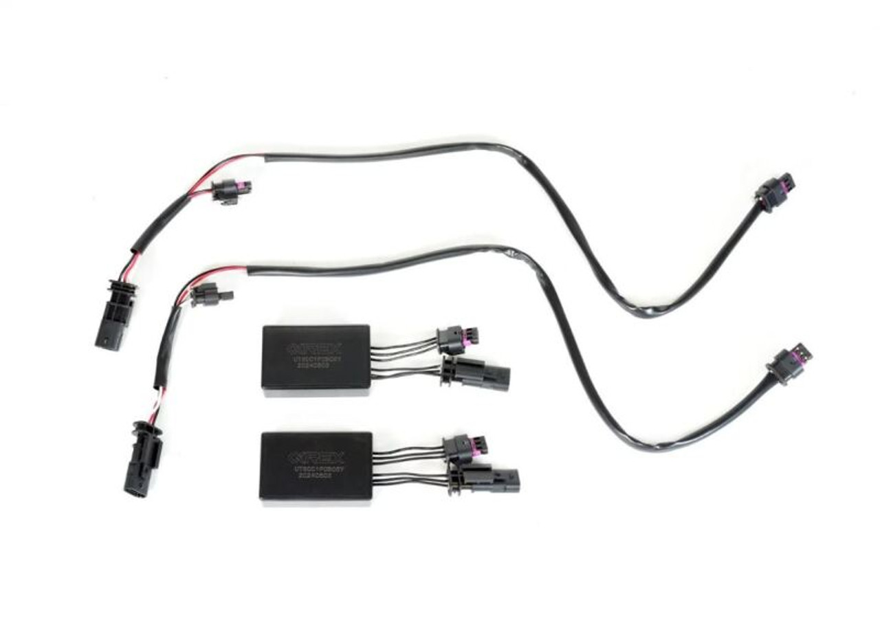 AlphaRex 17-23 Tesla Model 3/Y Stock Reflector Headlights to ARX Fog Lights Decoder Wiring Adapter - 210081 User 4
