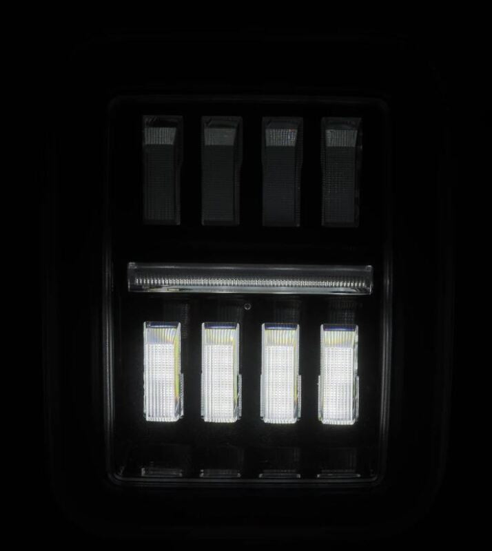 AlphaRex 19-24 Jeep Gladiator JT Nova-Series Prismatic LED Tail Lights - Black-Red - 602070 User 6