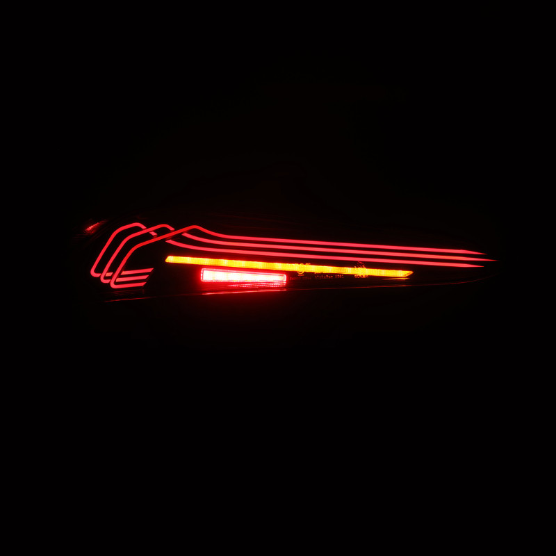AlphaRex 20-24 Toyota Supra LUXX-Series Laser Style LED Tail Lights Black - 609010 User 4
