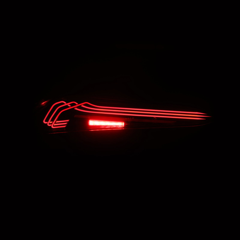 AlphaRex 20-24 Toyota Supra LUXX-Series Laser Style LED Tail Lights Black-Red - 609030 User 6