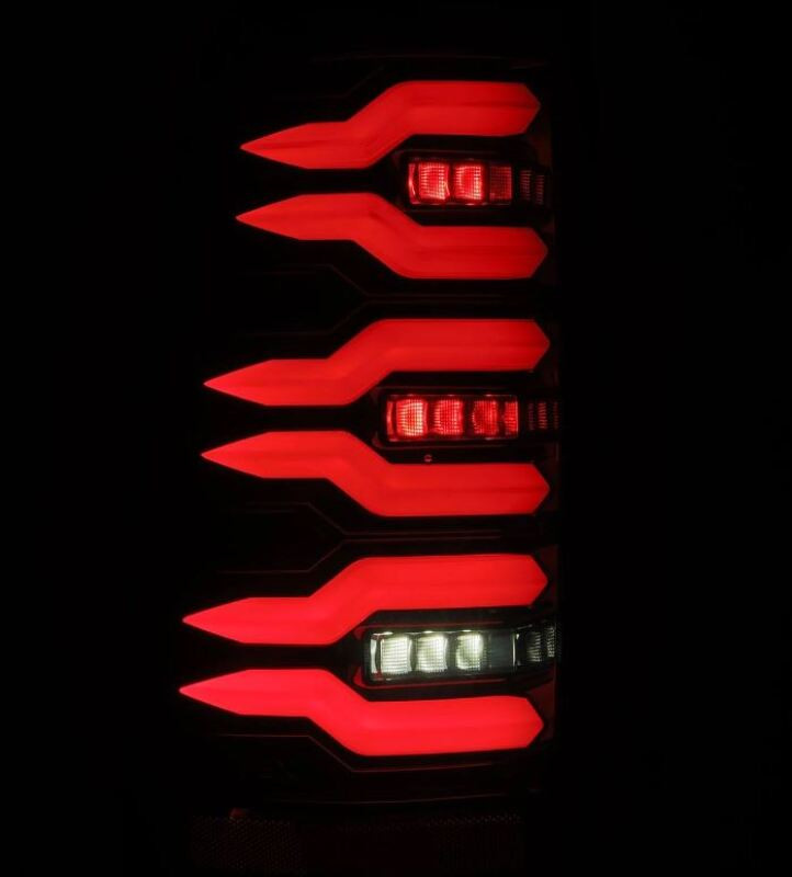 AlphaRex 99-06 Chevrolet Silverado/99-06 GMC Sierra LUXX-Series LED Tail Lights - Black - 620006 User 4