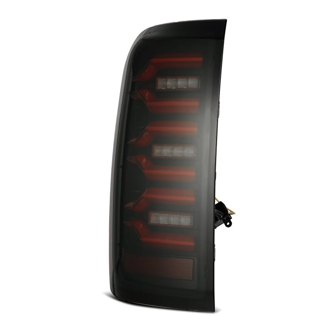 AlphaRex 14-18 Chevy Silverado 1500 Luxx-Series LED Tail Lights Black/Red w/Activ Light/Seq Signal - 620050 User 2