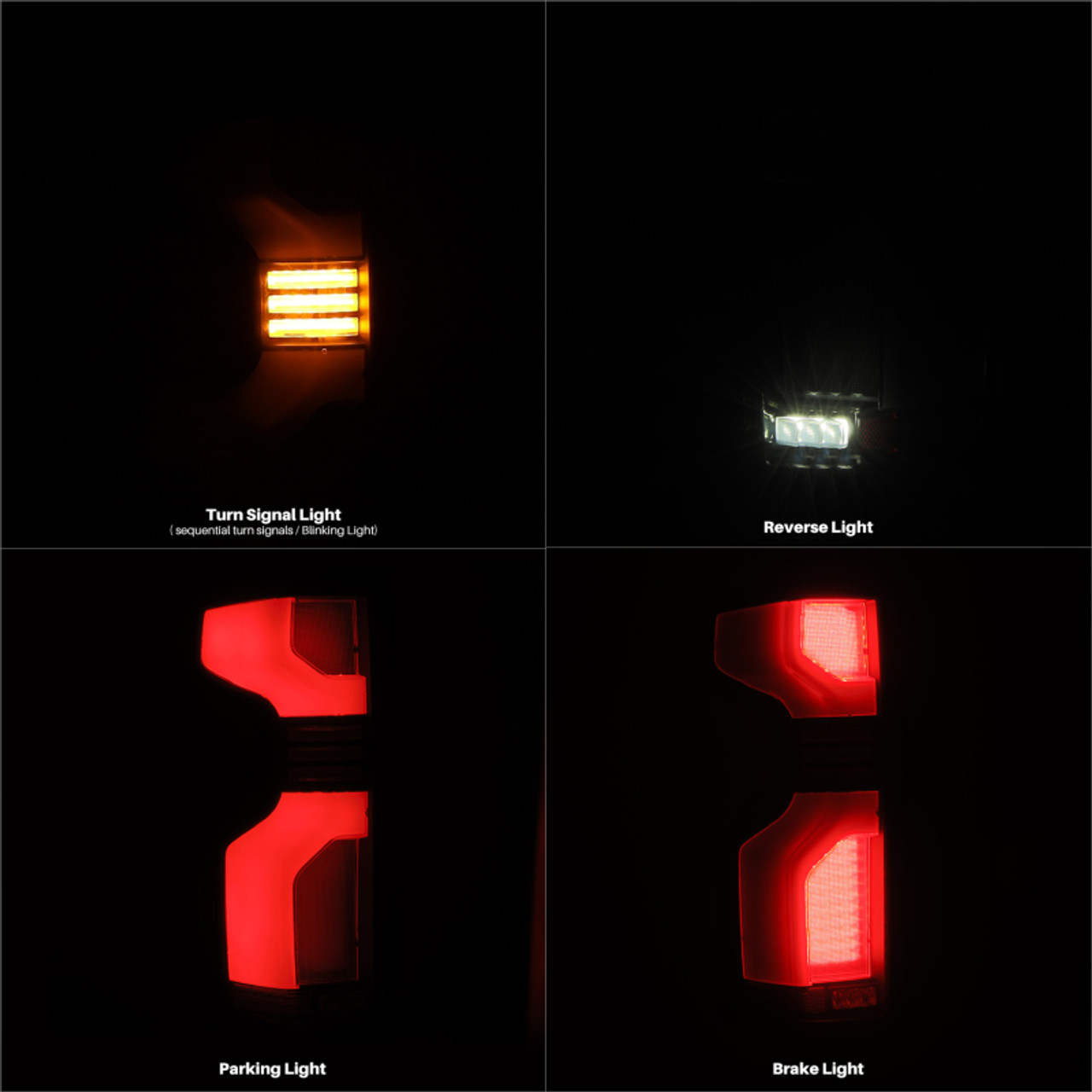 AlphaRex 19-24 Chevy Silverado 1500 / 20-24 2500HD/3500HD LUXX-Series LED Tail Lights Alpha Black - 620078 User 1