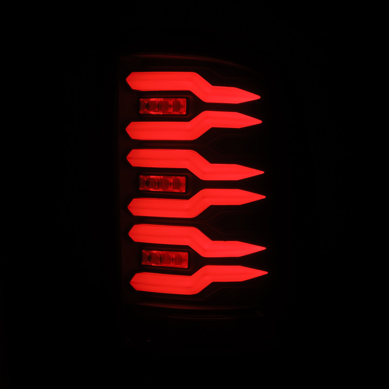 AlphaRex 07-13 GMC Sierra 1500/07-14 2500/3500HD (No Classic/Dually) Luxx-Series LED Tail Lights Blk - 630060 User 2
