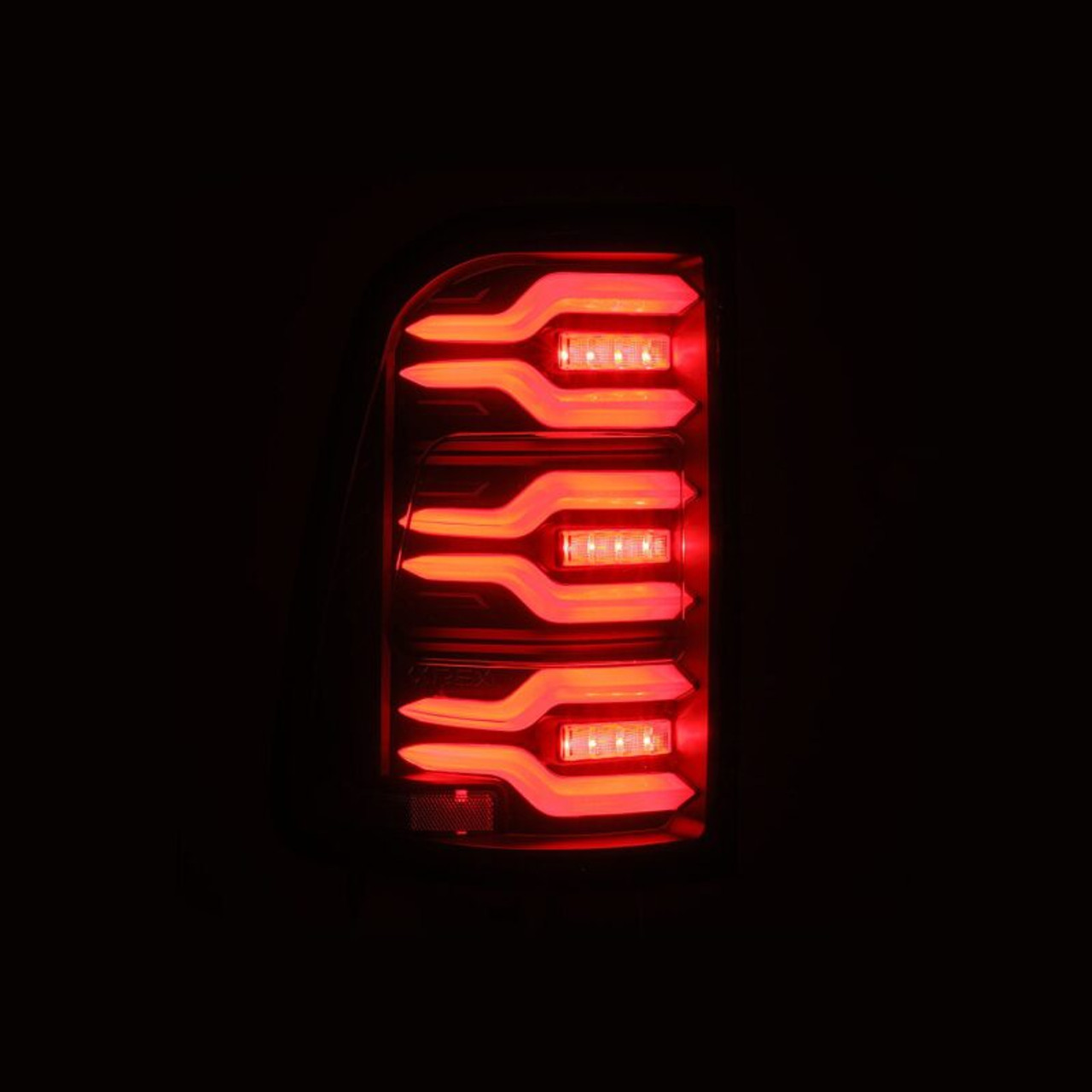 AlphaRex 19-21 Dodge Ram 1500 Luxx-Series LED Tail Lights Black w/Activ Light/Seq Signal - 640040 User 3