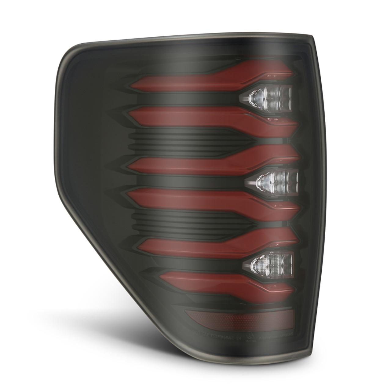 AlphaRex 09-14 Ford F150 LUXX LED Taillights - Black/Red Housing - 653090 User 2