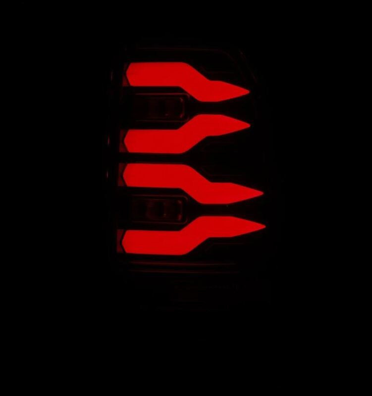 AlphaRex 97-03 Ford F150 / 99-16 Ford F250/F350/F450/F550 LUXX-Series LED Tail Lights - Alpha-Black - 658001 User 3