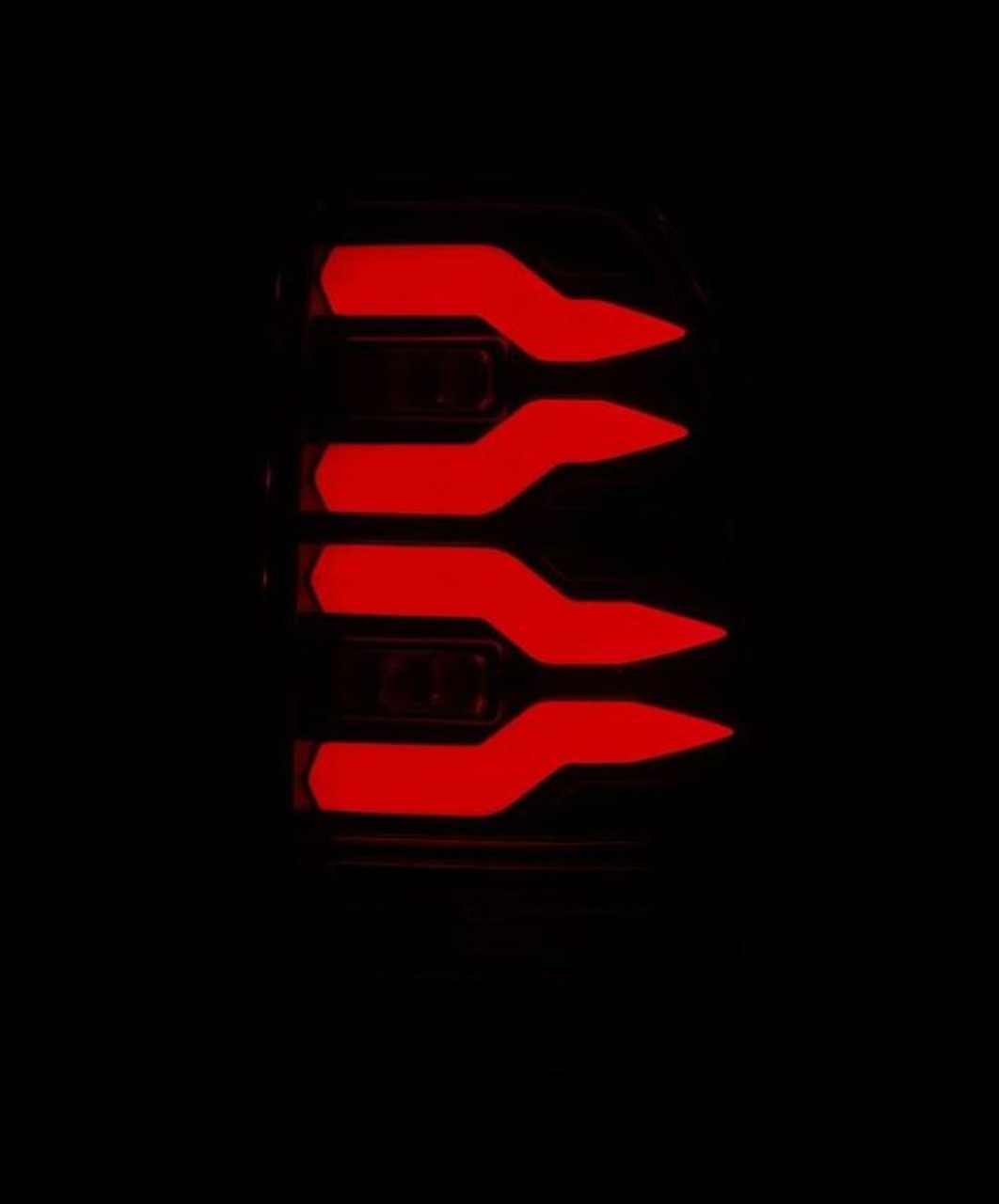 AlphaRex 97-03 Ford F150 / 99-16 Ford F250/F350/F450/F550 LUXX-Series LED Tail Lights - Black - 658002 User 2