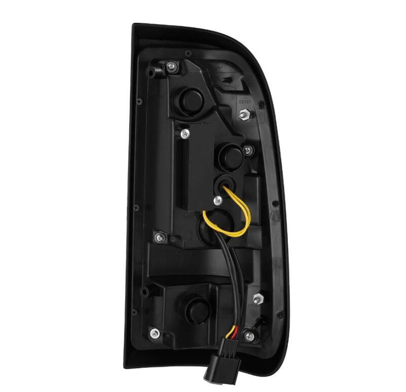 AlphaRex 97-03 Ford F150 / 99-16 Ford F250/F350/F450/F550 LUXX-Series LED Tail Lights - Black/Red - 658003 User 1