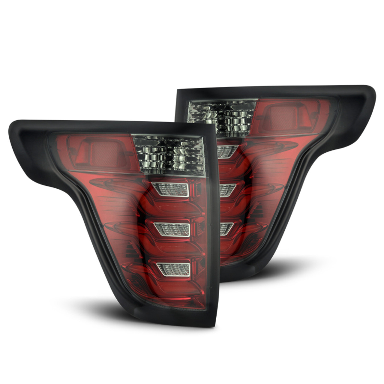 AlphaRex 11-15 Ford Explorer PRO-Series LED Tail Lights Red Smoke - 660020 Photo - Primary