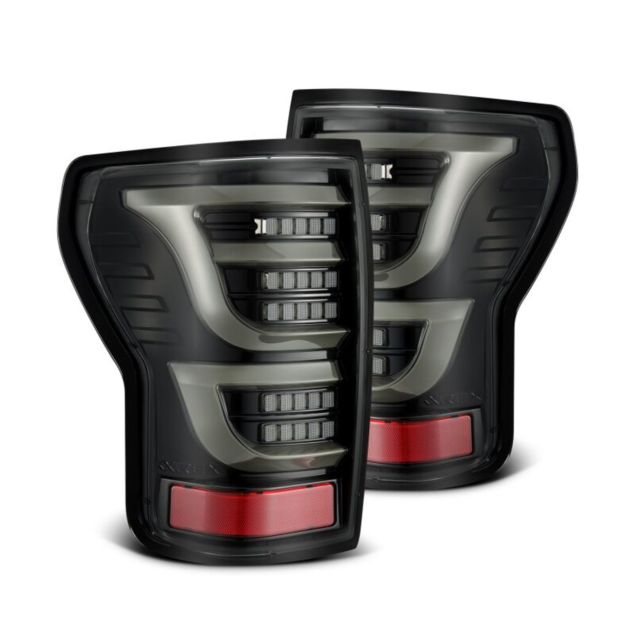 AlphaRex 07-13 Toyota Tundra LUXX-Series LED Tail Lights Alpha-Black - 670040 Photo - Primary