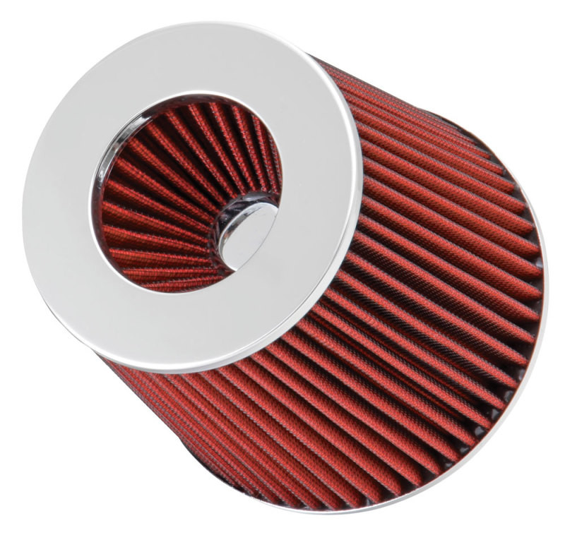 Spectre Adjustable Conical Air Filter 5-1/2in. Tall (Fits 3in. / 3-1/2in. / 4in. Tubes) - Red - 8132