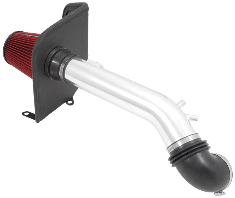 Spectre 14-15 GM Silverado/Sierra V8-5.3L F/I Air Intake Kit - Polished w/Red Filter - 9006