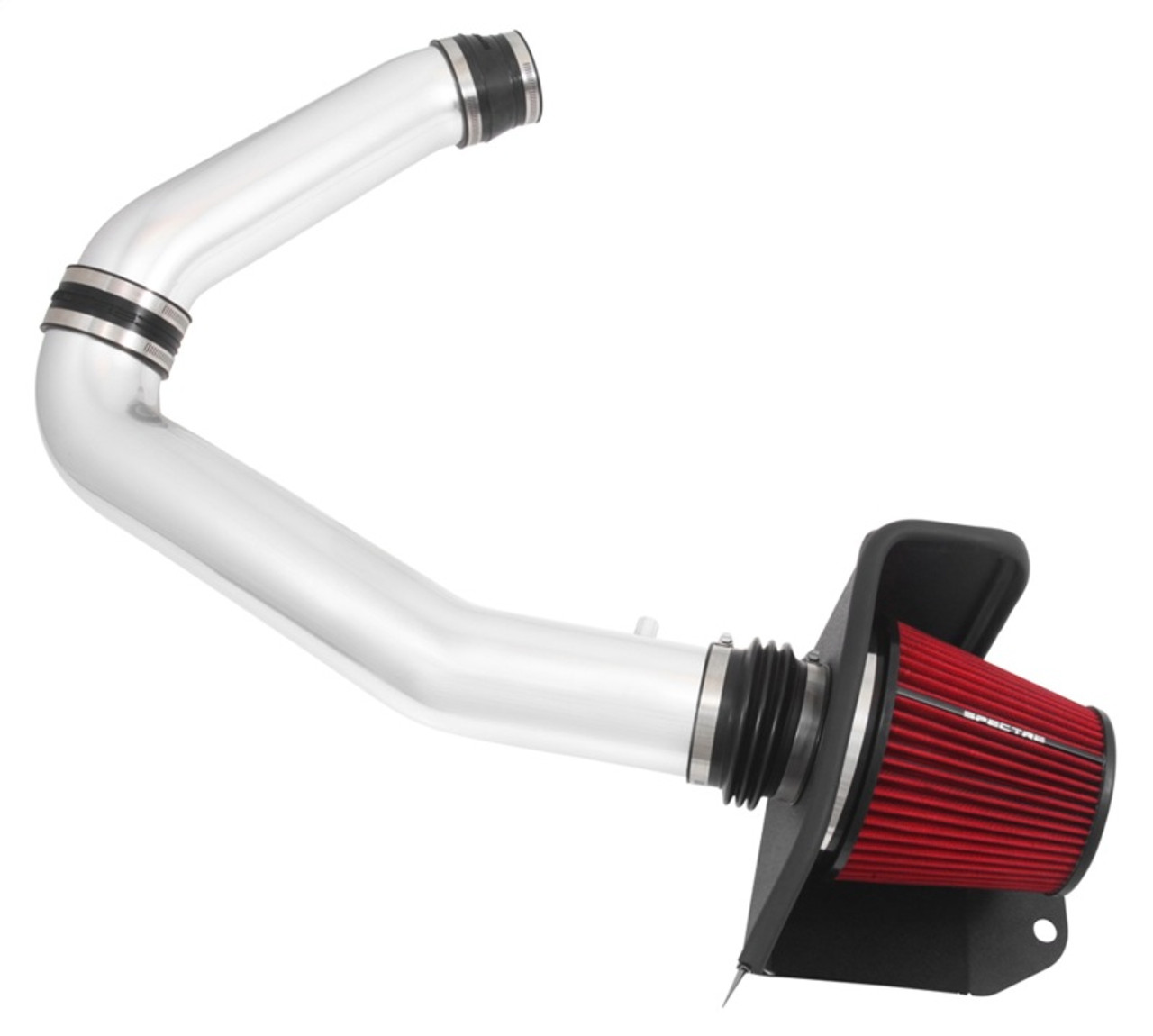 Spectre 11-15 Jeep Grand Cherokee V6-3.6L F/I Air Intake Kit - Polished w/Red Filter - 9020