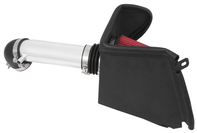 Spectre 91-01 Jeep Cherokee L6-4.0L F/I Air Intake Kit - Polished w/Red Filter - 9051