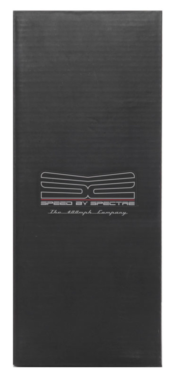 Spectre Air Duct Hose Kit 4in. OD (41in. Ducting / 2 Threaded PVC Couplers) - Black - 9751