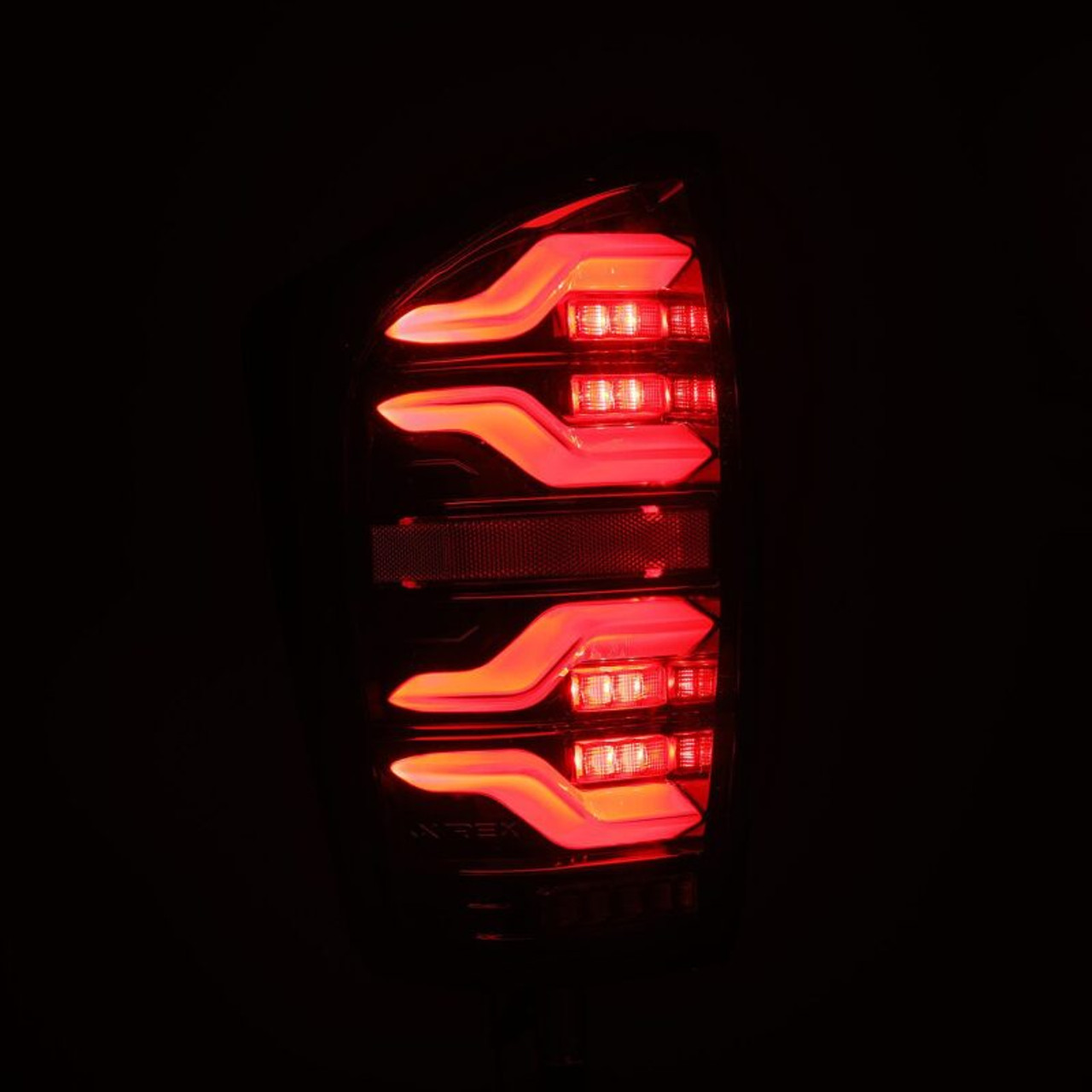 AlphaRex 16-21 Toyota Tacoma LUXX LED Taillights Alpha Blk w/Activ Light/Seq Signal - 680080 User 3