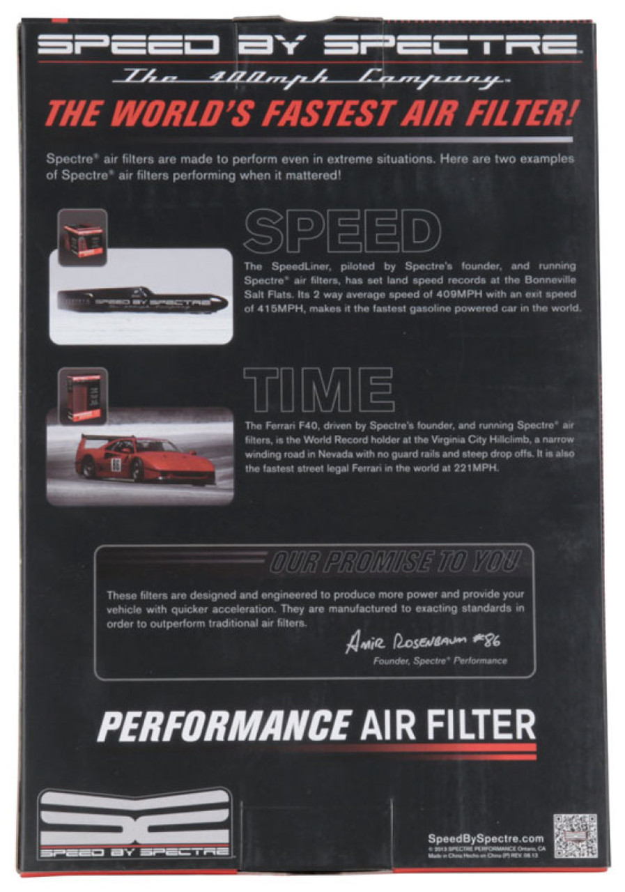 Spectre 13-18 Nissan Pathfinder 3.5L V6 F/I Replacement Air Filter - HPR4309