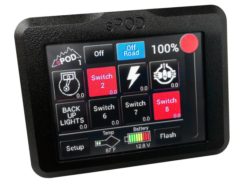 Spod 8 Circuit Systems Add-On Touchscreen - 860800