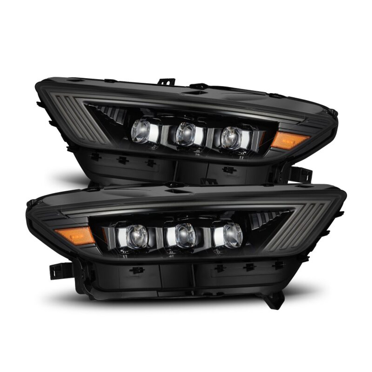 AlphaRex 15-17 Ford Mustang NOVA LED Proj HL Alpha-Black w/Activ Light/Seq. Signal + Switchback DRL - 880114 Photo - Primary