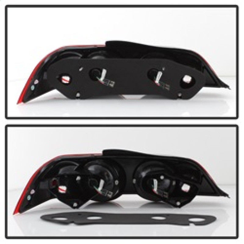 Spyder Acura RSX 02-04 LED Tail Lights Red Clear ALT-YD-ARSX02-LED-RC - 5000385
