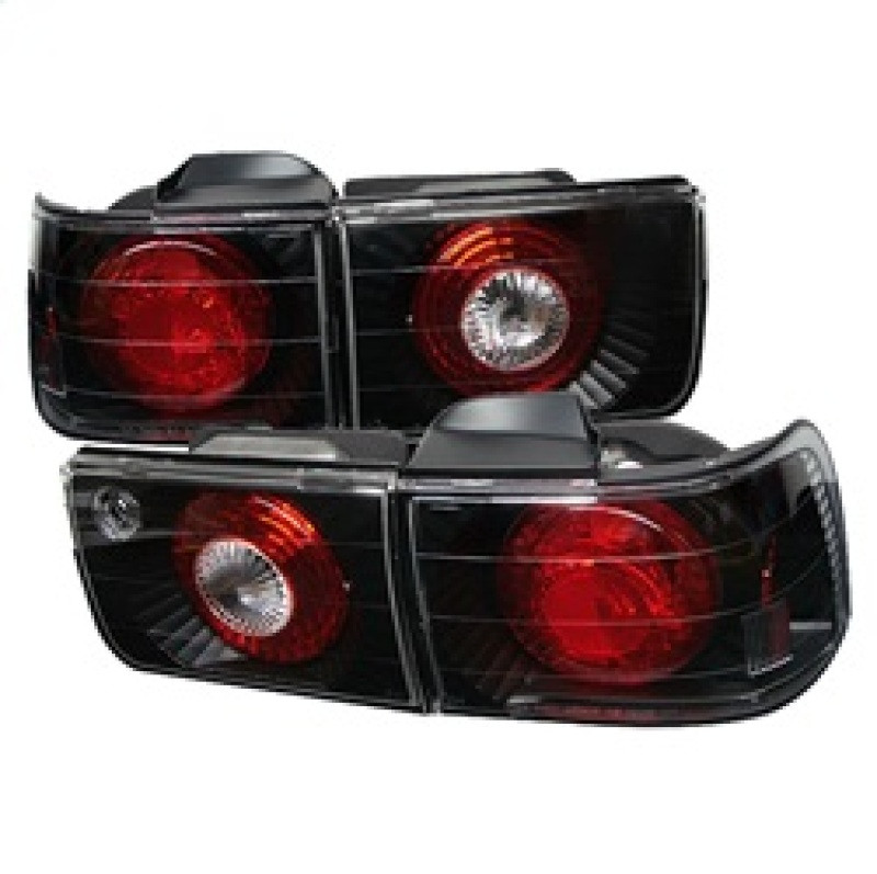 Spyder Honda Accord 92-93 4Dr Euro Style Tail Lights Black ALT-YD-HA92-4D-BK - 5004093
