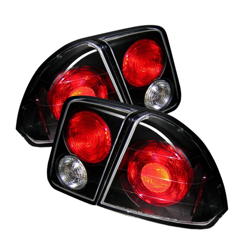 Spyder Honda Civic 01-05 4Dr Euro Style Tail Lights Black ALT-YD-HC01-4D-BK - 5004406