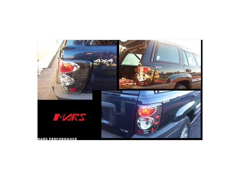 Spyder Jeep Grand Cherokee 05-06 Euro Style Tail Lights Black ALT-YD-JGC05-BK - 5005502