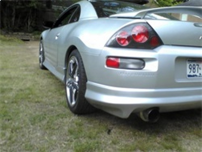 Spyder Mitsubishi Eclipse 00-02 Euro Style Tail Lights Black ALT-YD-ME00-BK - 5006288