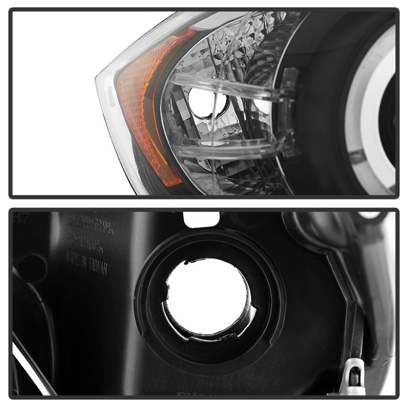 Spyder BMW E90 3-Series 06-08 Projector LED Halo Amber Reflector Rplc Bulb Blk PRO-YD-BMWE9005-AM-BK - 5009005