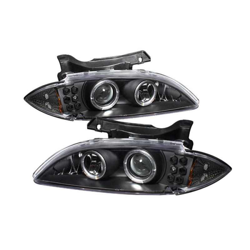 Spyder Chevy Cavalier 95-99 Projector Headlights LED Halo Replaceable LEDs Blk PRO-YD-CCAV95-BK - 5009265